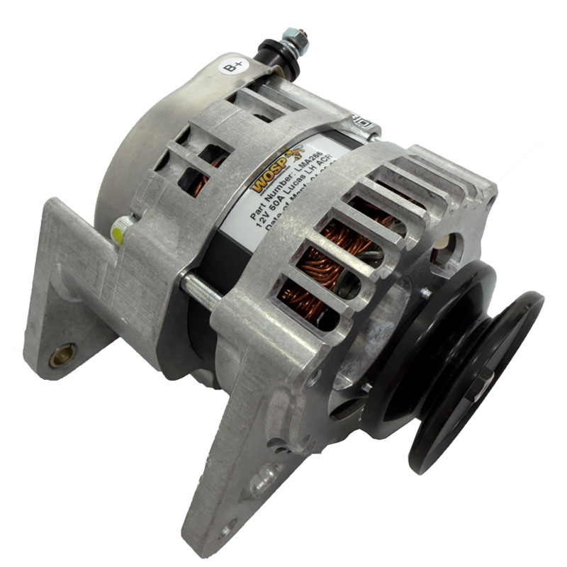 Lucas LH Mount 50A Race Alternator