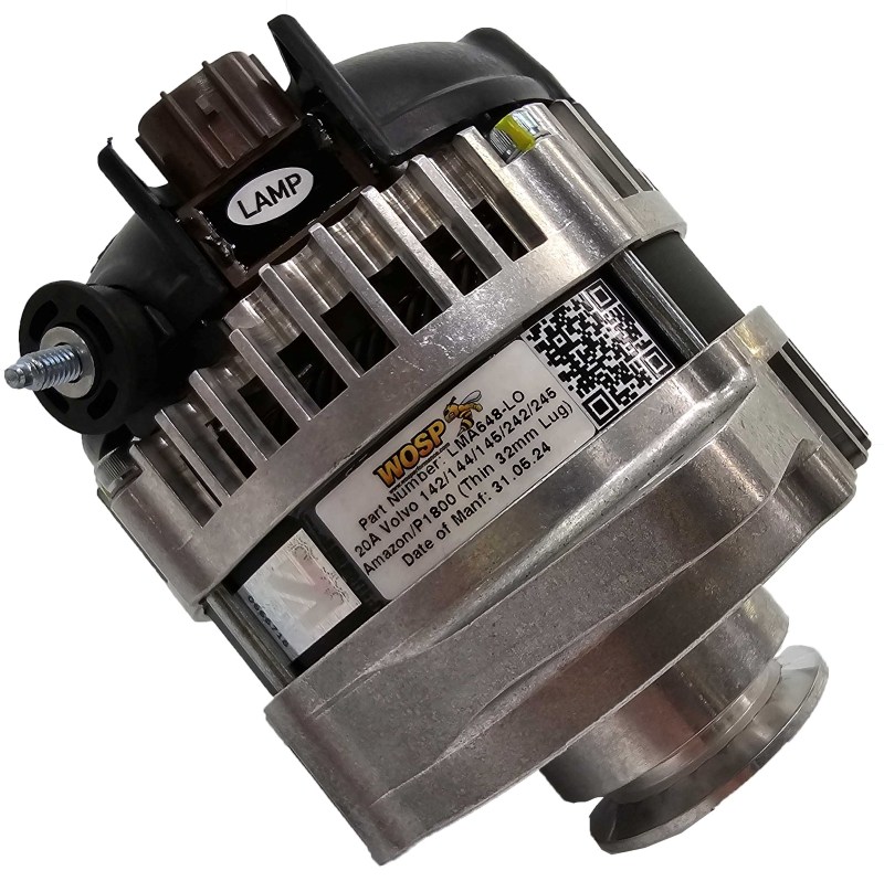 Volvo 142 | 144 | 145 | 242 | 245 | Amazon | P1800 175A Alternator (Thin 32mm Lug)