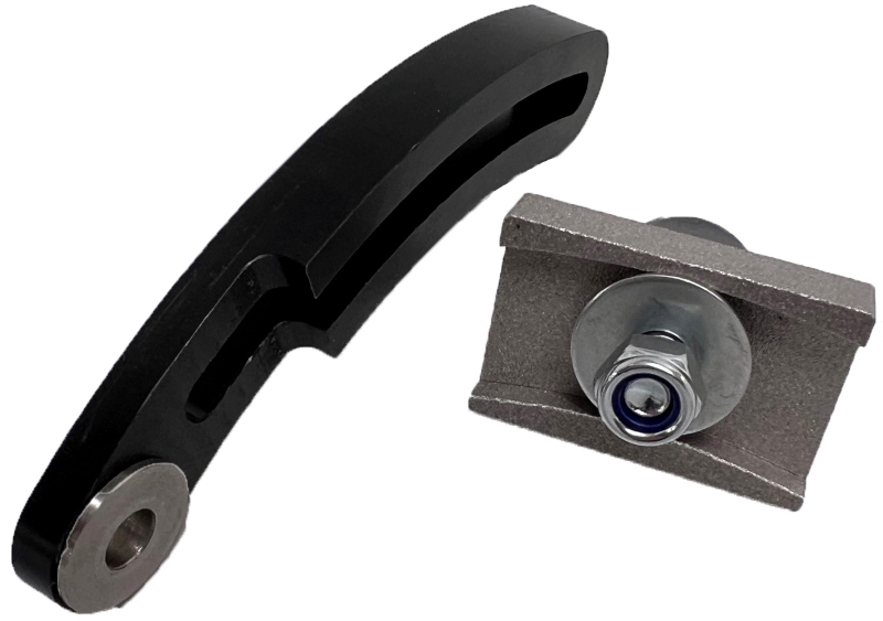 C type nylon curved tensioner mounting bracket