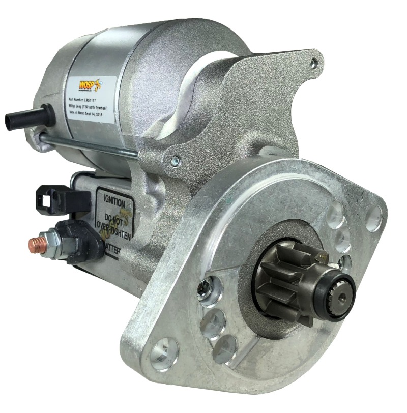 Willys Jeep (124 tooth) high torque starter motor