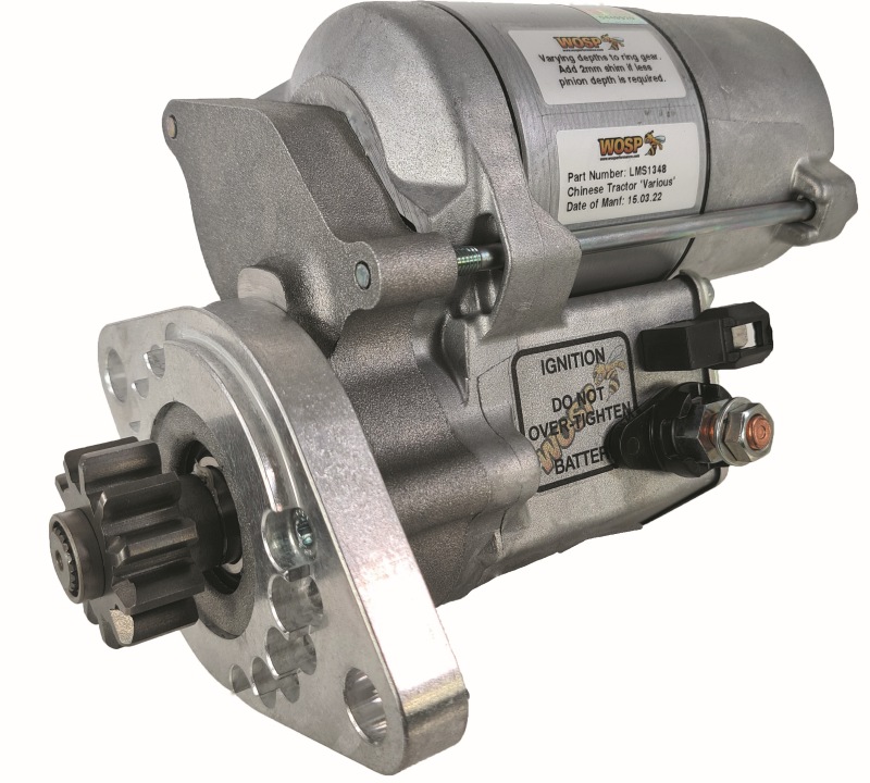 Siromer | Jinma | Zoomlion Chinese Tractor 'various' high torque starter motor