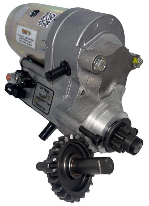 2.3kW clockwise 2.5M drop gear base model 12V high torque starter motor