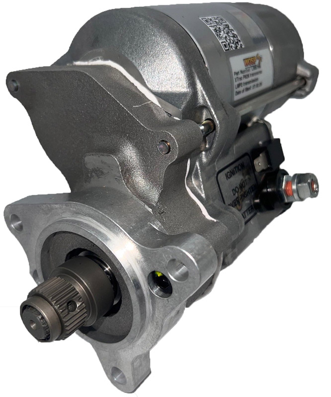 XTrac P626 transverse LMP2 transmission high torque starter motor