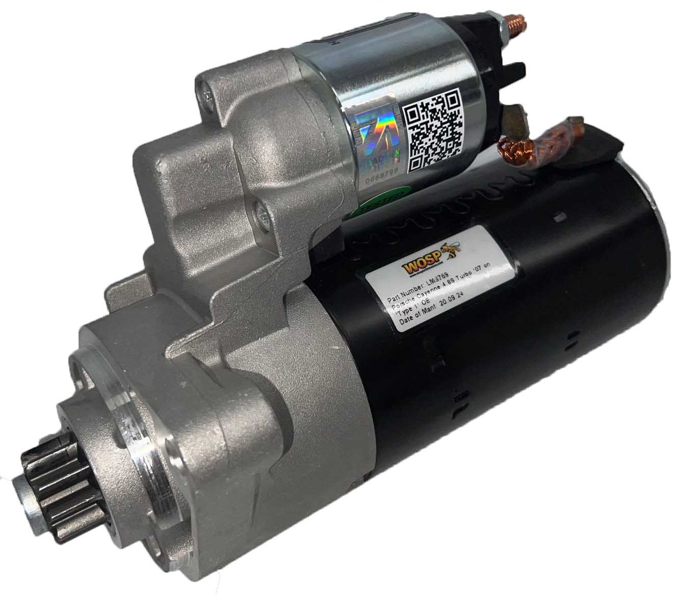 Porsche Cayenne 4.8S Turbo '07 on 'Type 2' OE starter motor