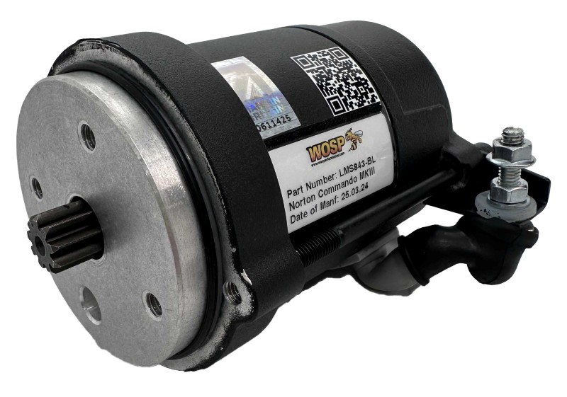 Norton Commando MKIII 'Black' high torque starter motor